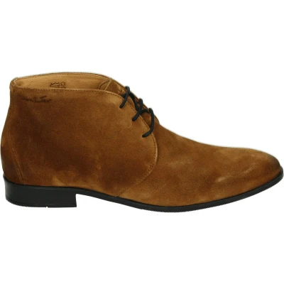 Afbeelding van Van Lier 2454111 RIVA Business half hoogNette herenschoenen Kleur: Cognac Maat: 41