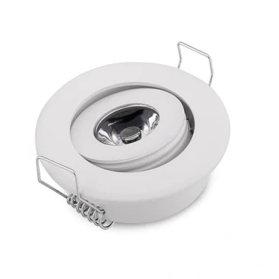 Afbeelding van 3W LED spotlight kleine inbouw ronde spot lights verlicht onder koplampen, plafondlamp licht koplamp leven kicthen lampen lichaam warm wit 3000K + driver