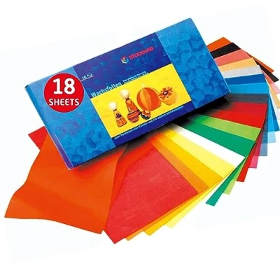 Afbeelding van Stockmar Wasfolie 20 x 10 cm 18 kleuren gesorteerd