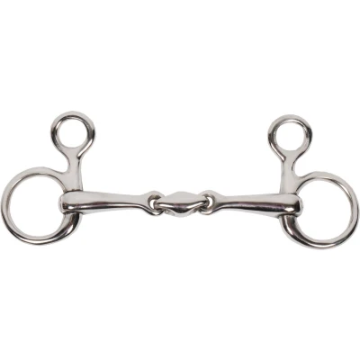 Afbeelding van Pagony Baucher bit dubbel zilver maat:13,5