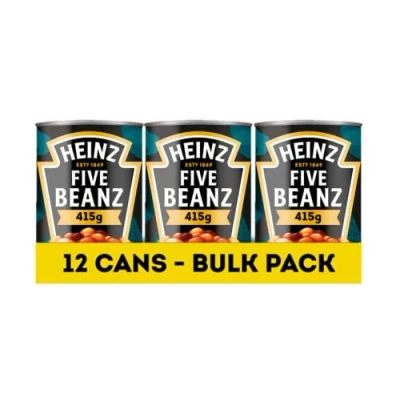 Afbeelding van Heinz Vijf Beanz in Tomatensaus 12x415g