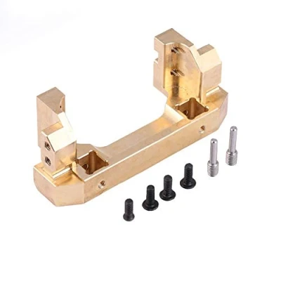 Afbeelding van Dilwe RC Car Messing Frontsto?stange mit Halterung Modell Vehicle Bumper Bracket f¨¹r Traxxas TRX 4 Crawler Cars