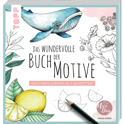 Afbeelding van Das wundervolle Buch der Motive: Zeichnen lernen in 7 Schritten