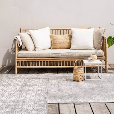 Afbeelding van Buiten vloerkleed Sage Grijs dubbelzijdig EVA Interior 160 x 230 cm (M)