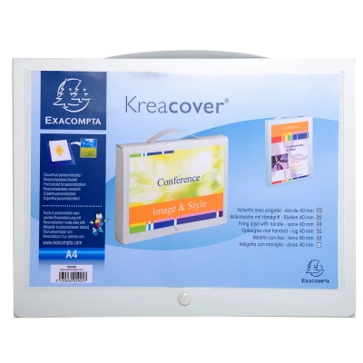 Afbeelding van Exacompta Elastobox met handvat Kreacover