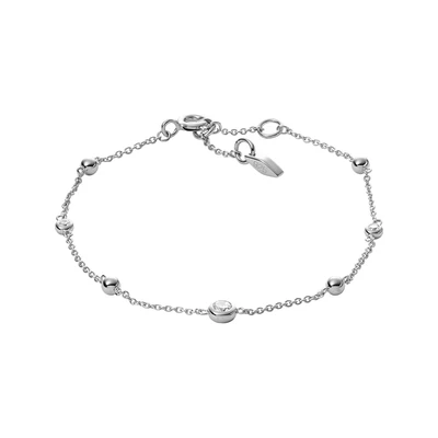 Afbeelding van Fossil JFS00452040 Sterling Silver Damesarmband
