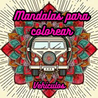 Afbeelding van Mándalas para colorear: Vehículos