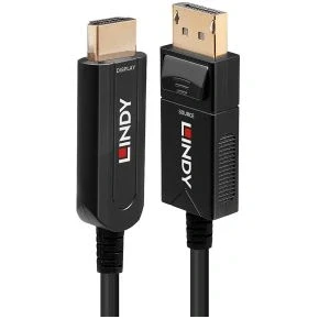 Afbeelding van Lindy 38490 video kabel adapter 10 m DisplayPort HDMI Type A (Standaard) Zwart
