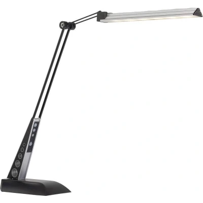 Afbeelding van Brilliant Jaap G92734/06 LED bureaulamp vast ingebouwd 6 W Zwart, Chroom