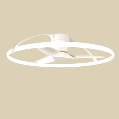 Afbeelding van Mantra Iluminación LED plafondventilator Nepal, wit, DC, stil