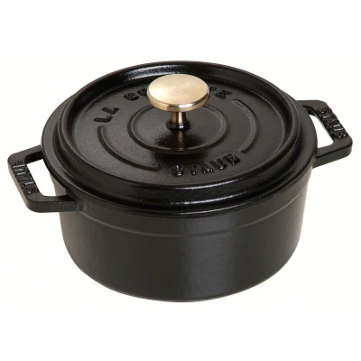 Afbeelding van Staub Braadpan Cocotte Zwart ø 12 cm / 400 ml