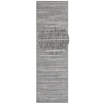Afbeelding van Dubbelzijdig Vloerkleed Mélange Zilver 80x250cm Modern 123vloerkleed.nl is de online webshop voor vloerkleden en woonaccessoires.