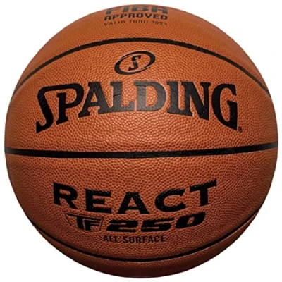 Afbeelding van Spalding React FIBA TF 250 76967Z, Unisex, Oranje, basketbal, maat: 7