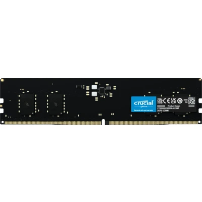 Afbeelding van Crucial CT8G56C46U5 Werkgeheugenmodule voor PC Retail DDR5 8 GB 1 x On die ECC 5600 MHz 288 pins DIMM CL46