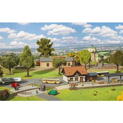 Afbeelding van Faller 1/160 STATIONSSET MUHLHEIM modelbouwsets, hobbybouwspeelgoed voor kinderen, modelverf en accessoires