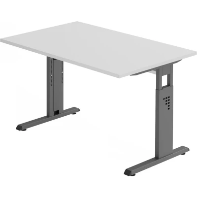 Afbeelding van MEGA 12 G Bureau 120x80 Tafelhoogte I In hoogte verstelbaar Grijs/Grafiet
