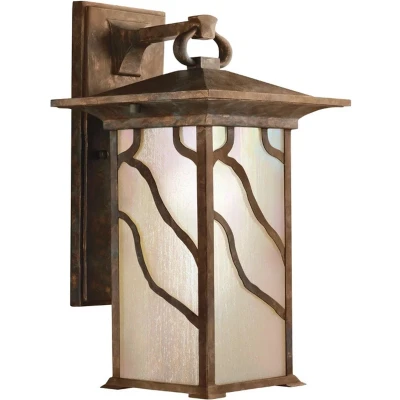 Afbeelding van Kichler LED Wand Buitenlamp Morris 1X E27 Max 60W IP44 Dimbaar Distressed Copper