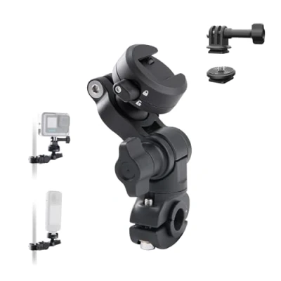 Afbeelding van PGYTECH CapLock Achteruitkijkspiegelhouder, houder van aluminiumlegering voor Insta360 X4, 360 kogelkop met 1/4&quot; schroef GoPro 13, DJI Osmo Pocket, Action 5, AKASO en andere