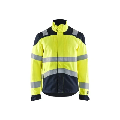 Afbeelding van Blaklader Multinorm jack Inherent 4089 1512 High Vis Geel/Marineblauw