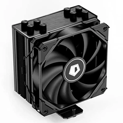 Afbeelding van ID COOLING SE 224 XTS Zwarte CPU Koeler 4 Heatpipes Luchtkoeler 120mm PWM Ventilator voor Intel LGA1700/115X/1200; AMD AM4/AM5