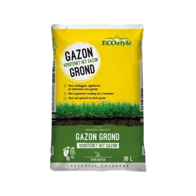 Afbeelding van Ecostyle Gazon Grond Bodemverbetering 30 l
