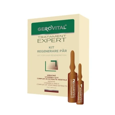 Afbeelding van Haarregenererend Serum Kit Anti Haaruitval met Keratine &amp; Vitamine A en E voorkomt stimuleert Groei 20 Ampullen