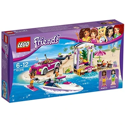 Afbeelding van LEGO UK 41316 Andrea&#039;s Speedboot Transporter Bouw Speelgoed