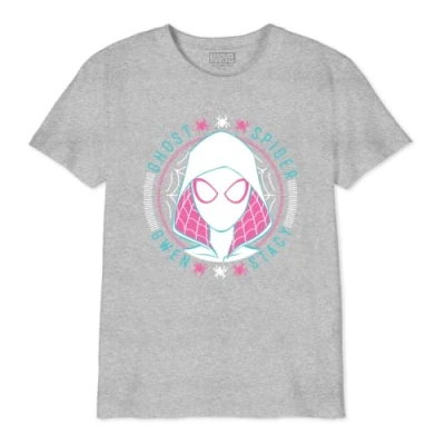 Afbeelding van Marvel T shirt voor meisjes, Grijs Melange, 10 Jaar