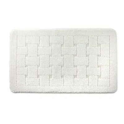 Afbeelding van Emma Barclay Orkney Crosshatch badmat (45x75cm) (wit)
