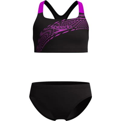Afbeelding van Speedo Girls Medley LOGO Bikini voor kinderen, Maat: 176, Diva