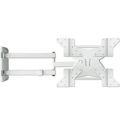 Afbeelding van Universele TV wandsteun draaibaar, kantelbaar, uitschuifbaar tot 60 cm voor 15 55 inch LED LCD OLED Curved 40 kg VESA 200 400 Wit Model: S89W AD7W