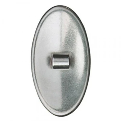 Afbeelding van Titanium neuspad (allergievrij) om te schroeven, 13 mm, 2 stuks (1 paar)