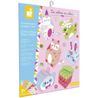 Afbeelding van Janod doosjes vouwen kawaii 12st