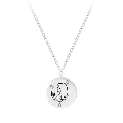 Afbeelding van JoyS Zilveren sterrenbeeld Virgo Maagd hanger met ketting
