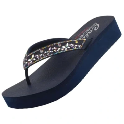 Afbeelding van SKECHERS 119642 NVMT Teenslipper blauw maat 38