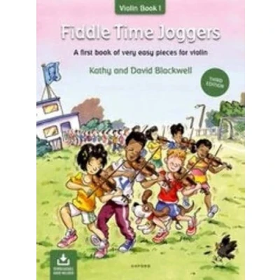 Afbeelding van Kathy &amp; david blackwell : fiddle time joggers (third edition) recueil + support online: A first book of very easy pieces for violin