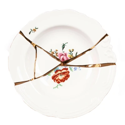 Afbeelding van Seletti Kintsugi diep bord n2