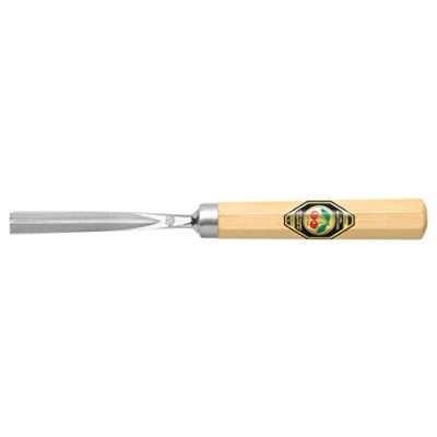 Afbeelding van KIRSCHEN Gereedschap 3239002 Kerfbeitel met witbeukenheft steek 39, recht &amp; V vormig 2 mm