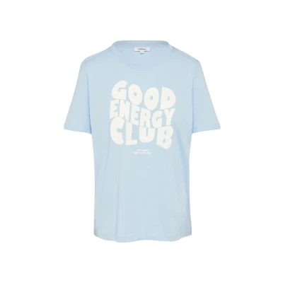 Afbeelding van s.Oliver Tshirt print, Dames, Maat: 36, Hellblau