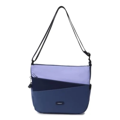 Afbeelding van Hedgren Schoudertas Nova Milky Way Large Crossover Blue Mix Blauw