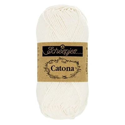 Afbeelding van Scheepjes Catona 105 Bridal WhiteGaren 10x10g