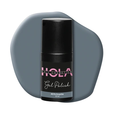 Afbeelding van Gelpolish #076 Granite 10ml grijs Gelnagellak Hola