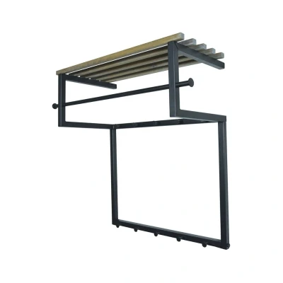 Afbeelding van Spinder Design wandkapstok Rizzoli zwart/eikenhout