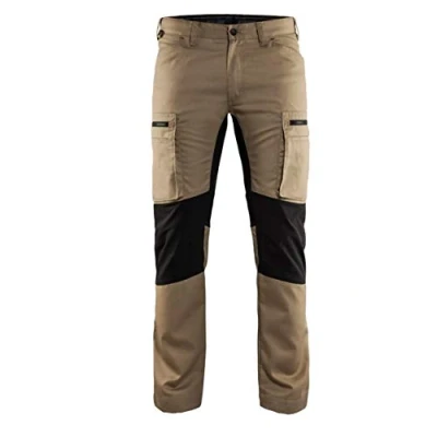 Afbeelding van Blaklader Service werkbroek met stretch 1459 1845 Bruin/Zwart D92