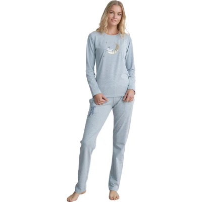 Afbeelding van Achelia Pijadore SET Pyjama, Dames, Maat: Small, Blue