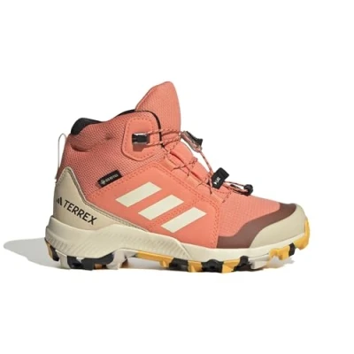 Afbeelding van adidas Performance Terrex MID GTX Unisex Outdoorschoenen voor kinderen, Maat: 36 2/3, Coral fusion/wonder white/core black Textiel/ synthetisch
