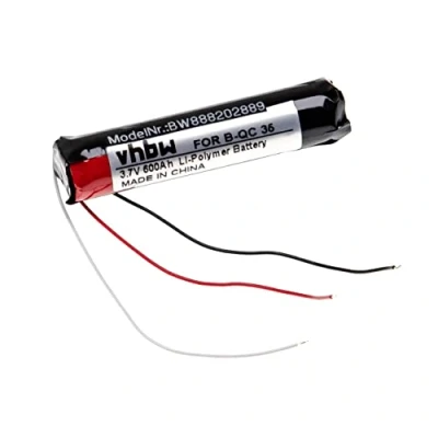 Afbeelding van vhbw Batterij compatibel met Bose QC35, QC35 II audio hoofdtelefoon, draadloze hoofdtelefoon (600 mAh, 3,7 V, Li polymeer)