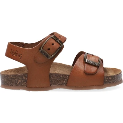 Afbeelding van Kipling Easy 4 Sandalen Meisjes Cognac Maat 22