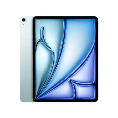 Afbeelding van Apple iPad Air 13&quot; (M2): Liquid Retina display, 128 GB, Landscape 12‑MP camera aan de voorkant/12‑MP achterkant, wifi 6E, Touch ID, batterij voor een hele dag Blauw (Refurbished)