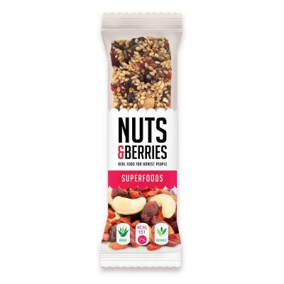 Afbeelding van Nuts &amp; Berries Bar superfoods 40 g